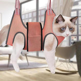 Small Pet Grooming Sling Hammock Dog Cat Restraint Bag Trimming Light Green - S