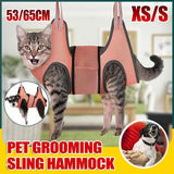 Small Pet Grooming Sling Hammock Dog Cat Restraint Bag Trimming Light Green - S - Extra Image