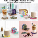 Coaster Cup Mat Mold Wave Diamond Pattern Silicone Mould for Epoxy Resin Casting - Extra Image