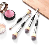 Double Ended Makeup Brush Liquid Foundation Powder Eyeshadow Cosmetic Brush Tool - Low Angle