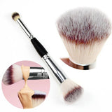 Double Ended Makeup Brush Liquid Foundation Powder Eyeshadow Cosmetic Brush Tool - Extra Image