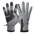 Winter Gloves Thermal Touch Screen Thermal Windproof Warm Grey - M