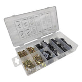 170X Universal Car U Clip Nut Screw Kit Vehicle Bumper Dash Door Panel Interior