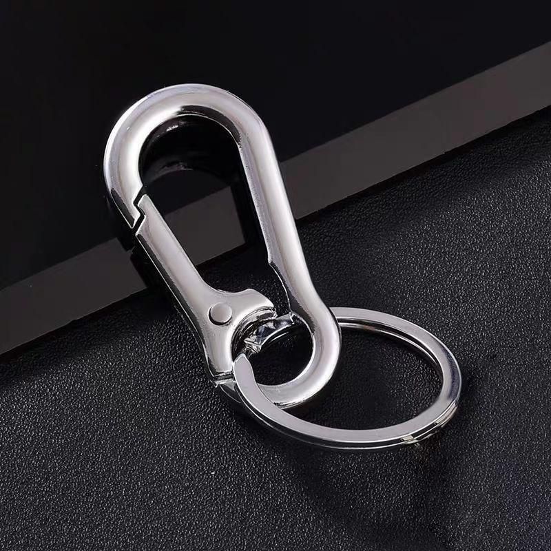 3PCS Zinc Alloy Spring Hook Keychain with Key Rings for Car Keys and Bags