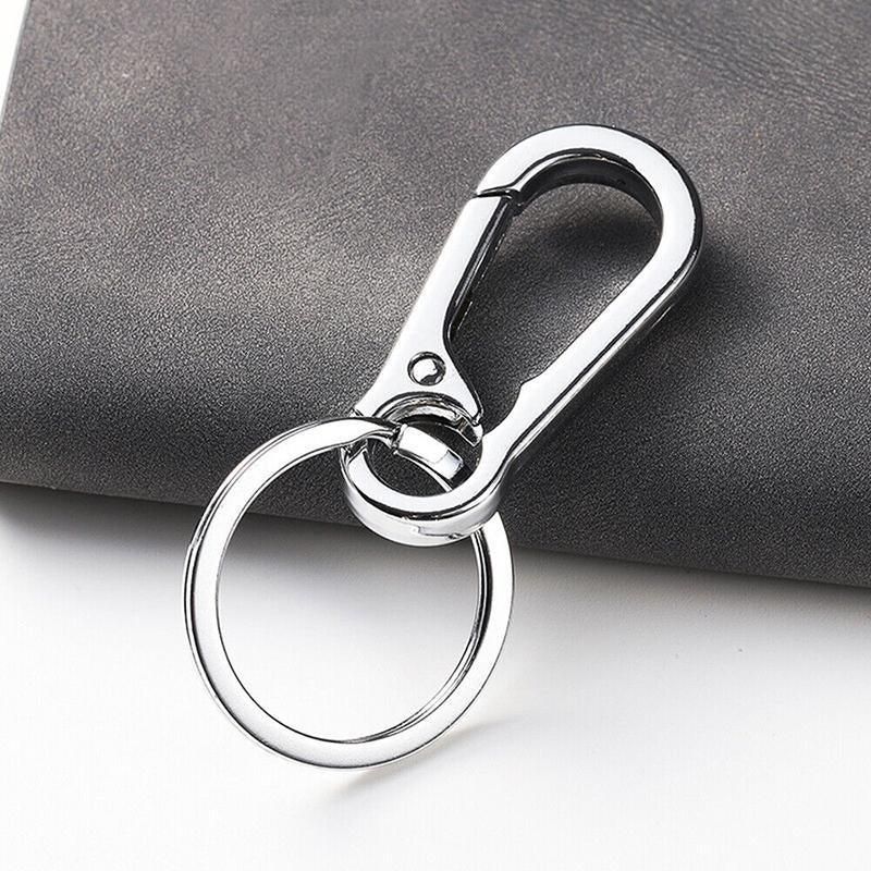 3PCS Zinc Alloy Spring Hook Keychain with Key Rings for Car Keys and Bags