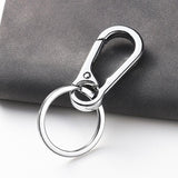 3PCS Zinc Alloy Spring Hook Keychain with Key Rings for Car Keys and Bags
