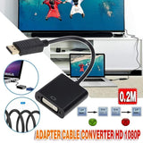 DisplayPort to DVI Adapter Cable 1080P DP Male to DVI Female Converter 20cm - Extra Image