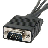 High-Quality PC VGA to S-Video 3RCA TV Converter Cable - Seamless Video Adapter Solution - Side View
