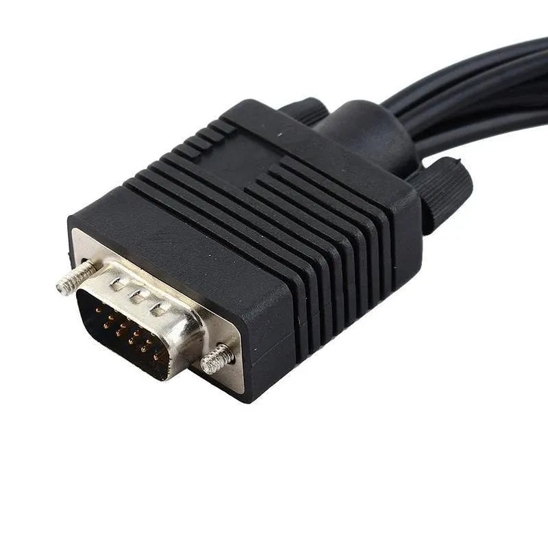 High-Quality PC VGA to S-Video 3RCA TV Converter Cable - Seamless Video Adapter Solution