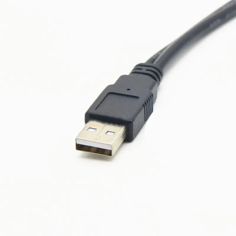 Double USB Extension A-Male to 2 A-Female Y Cable Cord Power Adapter Splitter