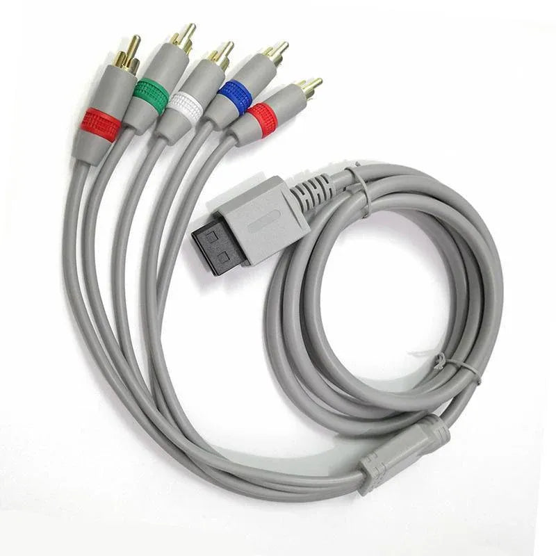 HDTV 5 RCA Component HD TV Audio Video Cable for Nintendo Wii amp WiiU U Console