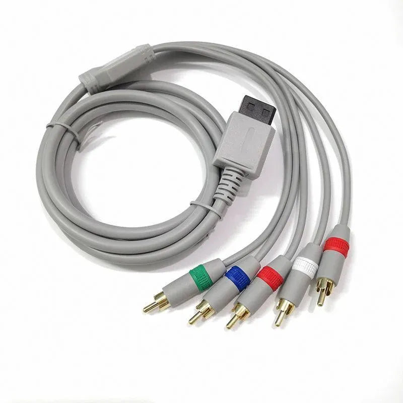 HDTV 5 RCA Component HD TV Audio Video Cable for Nintendo Wii amp WiiU U Console