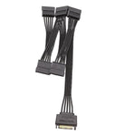 15 Pin SATA Power Splitter Cable 1 Male to 5 Female Adapter for HDD SSD Drives