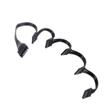 15 Pin SATA Power Splitter Cable 1 Male to 5 Female Adapter for HDD SSD Drives