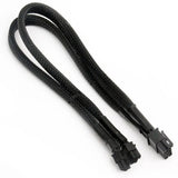 Dual Mini 6 Pin to 8 Pin PCI-E Video Card Power Cable Y Splitter 18AWG Mac Pro - Low Angle