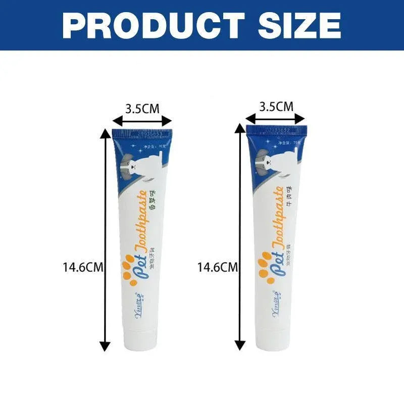 Vanilla-Flavored Edible Toothpaste for Dogs - Oral Care & Fresh Breath