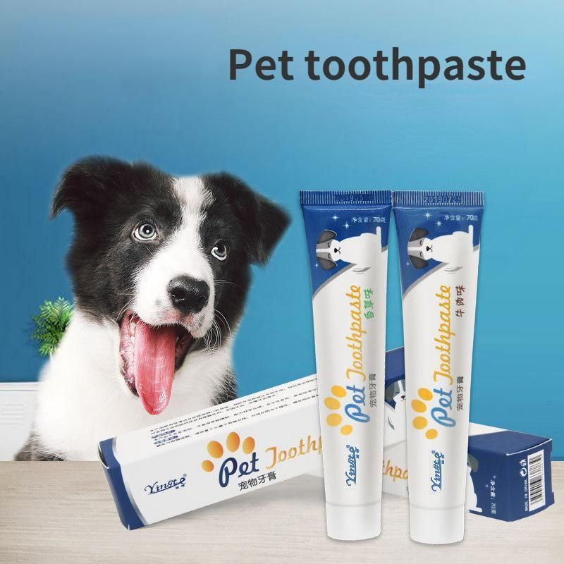 Vanilla-Flavored Edible Toothpaste for Dogs - Oral Care & Fresh Breath