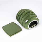 Soft Small Animal Guinea Pig Cozy Warm Pet Tent Hamster House Hideout Cave Bed - Grey-Sheep - Low Angle