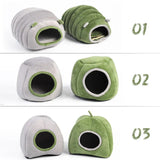 Soft Small Animal Guinea Pig Cozy Warm Pet Tent Hamster House Hideout Cave Bed - Grey-Sheep - Extra Image