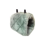 Pet Bird Parrot Parakeet Budgie Warm Hammock Cage Hut Tent Bed Hanging Cave - Grey