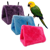 Pet Bird Parrot Parakeet Budgie Warm Hammock Cage Hut Tent Bed Hanging Cave - Grey