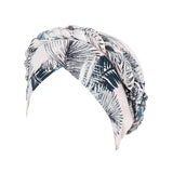 Women Floral Turban Head Wrap Cap Comfortable Chemo Headscarf Headwear - Beige zebra print - Extra Image