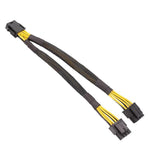 8Pin ATX 12v CPU EPS Power Extension Splitter Cable Adapter Motherboard copper
