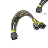 8Pin ATX 12v CPU EPS Power Extension Splitter Cable Adapter Motherboard copper