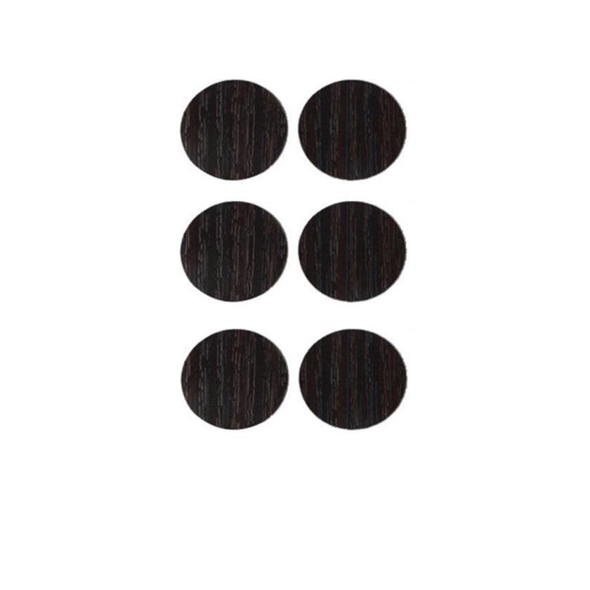 54 X Self Adhesive Decorative Screw Cover Caps Holes Cams Furniture Kitchen 20mm - PC 002