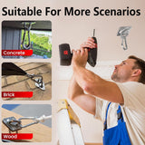 8pcs Hardware Sail Accessory Shade Canopy Fittings Sun Fixing Steel Stainless - Top-Down View