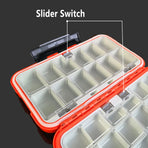 Waterproof Fishing Tackle Box Plastic Storage Case Rock Fishing Gear Organizer