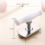 Adjustable Stainless Steel Jar Opener Bottle Lid Remover for Kitchen Use - Side View