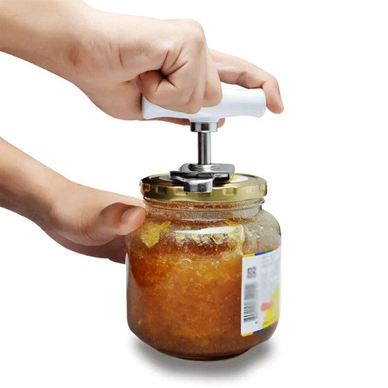 Adjustable Stainless Steel Jar Opener Bottle Lid Remover for Kitchen Use
