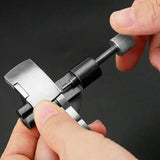Metal Adjustable Watch Band Bracelet Repair Tool Link Pin Remover 6 Replace Pins - Top-Down View