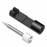 Metal Adjustable Watch Band Bracelet Repair Tool Link Pin Remover 6 Replace Pins - Low Angle