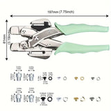 Air Eye Pliers Multi Function Variable Punching Pliers for Leather Craft DIY Use - Side View