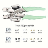 Air Eye Pliers Multi Function Variable Punching Pliers for Leather Craft DIY Use - 45-Degree Angle