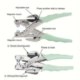 Air Eye Pliers Multi Function Variable Punching Pliers for Leather Craft DIY Use - Rear View