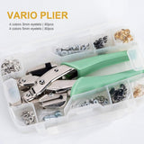 Air Eye Pliers Multi Function Variable Punching Pliers for Leather Craft DIY Use - Close-Up Angle