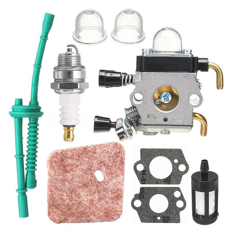 Carburetor Carb Air Fuel Filter Set For Stihl Fs38 Fs45 Fs46 Fs55 Fs80 Fs85 Km55
