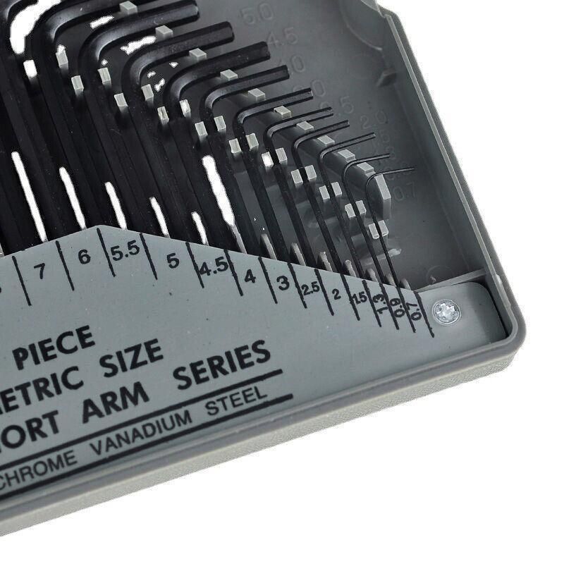 30Pcs Hex Key Metric & Imperial Allen Alan Allan Key Set Tools Kit Crv Au Stock