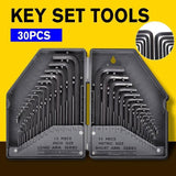 30Pcs Hex Key Metric & Imperial Allen Alan Allan Key Set Tools Kit Crv Au Stock - Extra Image