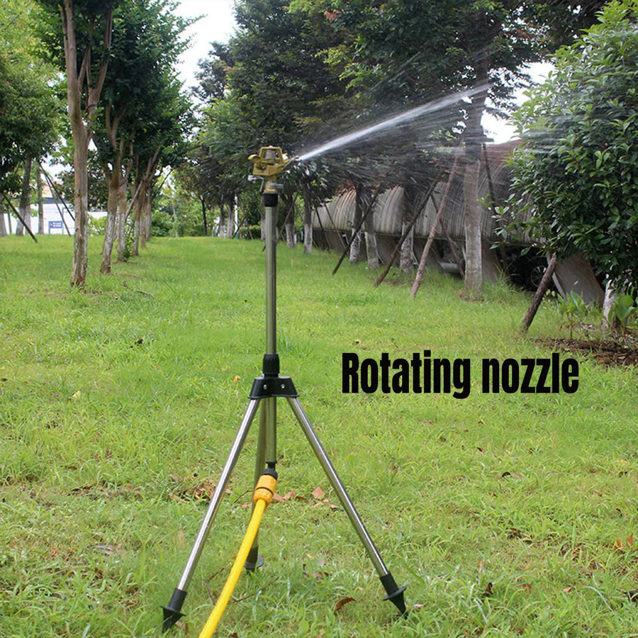 360 Degrees Alloy Sprinkler Head Garden Lawn Rotating Nozzle Adjustable Angle Durable