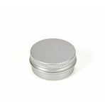50Pcs Durable Silver Aluminum Cosmetic Pot Lip Balm Jar Containers Empty Tin - 10ML