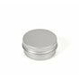 50Pcs Durable Silver Aluminum Cosmetic Pot Lip Balm Jar Containers Empty Tin - 10ML