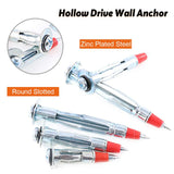 52PCS Galvanized Steel Wall Anchors Expansion Screws Self Tapping Bolts - Extra Image