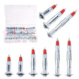 52PCS Galvanized Steel Wall Anchors Expansion Screws Self Tapping Bolts - Front View