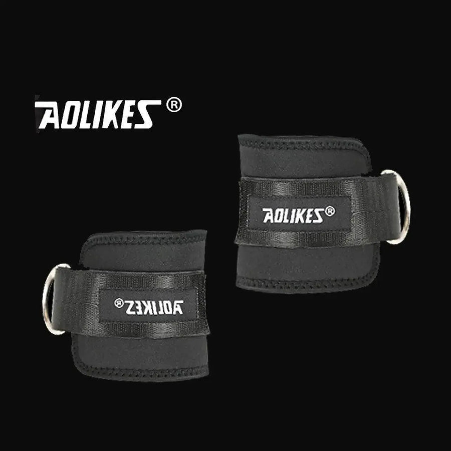 Aolikes Weight Lifting Ankle D-Ring Strap Cable Kickbacks Attachment Gym Leg - Right