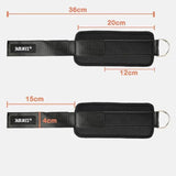 Aolikes Weight Lifting Ankle D-Ring Strap Cable Kickbacks Attachment Gym Leg - Right - 45-Degree Angle