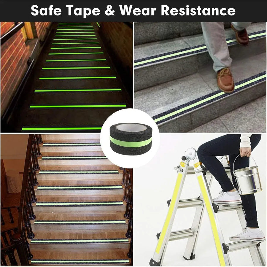 Non Slip Traction Tape Strip Floor Sticker Luminous Glow Stairs Adhesive